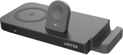 Бездротовий зарядний пристрій Unitek MagMighty Combo 5 48W (4894160049230)