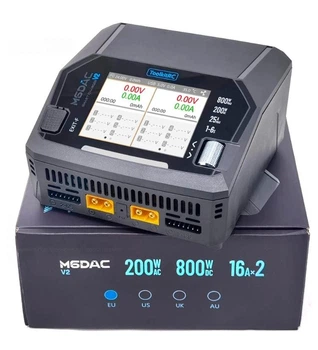 Зарядное устройство ToolkitRC M6DAC V2 + Блок питания (DC 700W / AC 220W)
