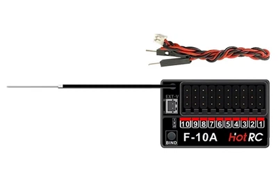 Приёмник HotRC F-10A 10CH PWM 2.4G