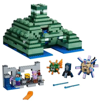Конструктор Minecraft Подводная крепость 1122 деталей Майнкрафт MineWorld My World 81081
