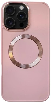 Чохол для iPhone 16 Pro Fruct Metal Style Case with Magsafe Матовий Pink