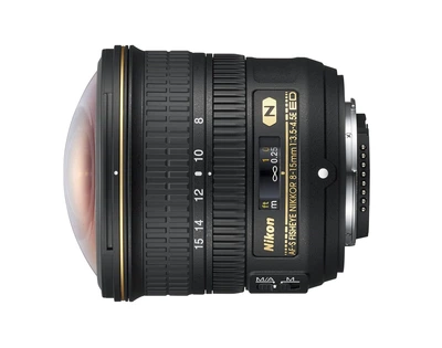Объектив Nikon AF-S FISHEYE NIKKOR 8-15mm f/3.5-4.5E ED (JAA831DA) Black