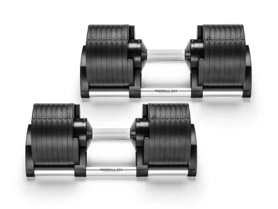 Гантелі набірні (2 шт х 32 кг) NUOBELL 232, NO-NB232SIL (silver)