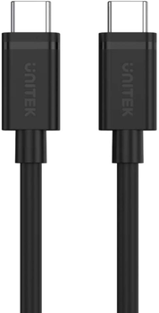 Kabel Unitek USB Type-C - USB Type-C 3.2 Gen 1 PD 100 W 2 m Black (Y-C477BK01-2M)