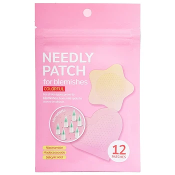 Мікроголкові патчі від прищів Needly Patch for blemishes colorful, 12 шт
