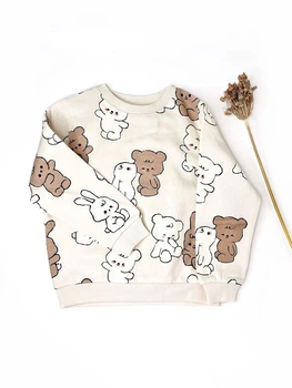 Кофта світшот H&M 116 см бежевий артикул Л1115