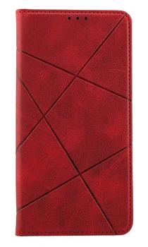 Чохол книжка Business Leather для Samsung Galaxy A36 / A366 на магніті з підставкою червоний