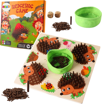 Gra planszowa Lean Toys Jeżyk do nauki liczenia (5905991023548)