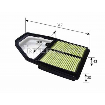 Воздушный фильтр для автомобиля Interparts IPA-429