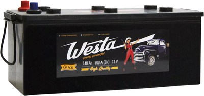 Автомобильный аккумулятор WESTA 6CT-140Ah А Pretty Powerful