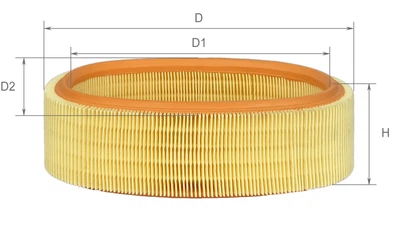 Фильтр воздушный Alpha Filter DACIA Logan, Sandero 1.4-1.6, RENAULT Clio ІІ, Kangoo, Logan , Megane, Sandero, Symbol 1.4-1.6 (AF1621)