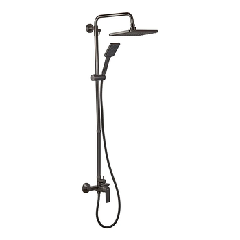 Душова колона зі змішувачем HAIBA ALEX 003-J GRAPHITE (Колір графіт) (HB3996)