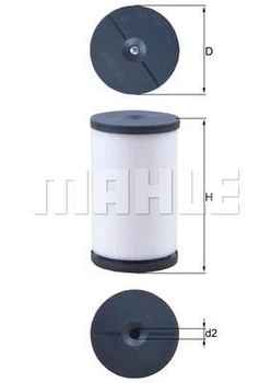 Фільтр масляний АКПП VAG 10- (вир-во KNECHT-MAHLE) HX191 MAHLE (HX191)