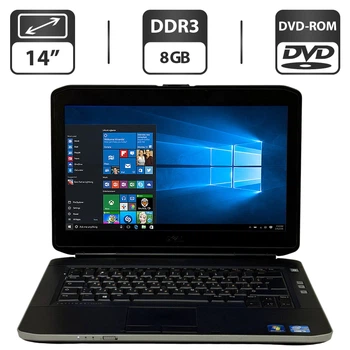 Ноутбук Dell Latitude E5430 / 14" (1366x768) TN / Intel Core i5-3340M (2 (4) ядра по 2.7 - 3.4 GHz) / 8 GB DDR3 / 500 GB HDD / Intel HD Graphics 4000 / Windows 10 Pro б/у