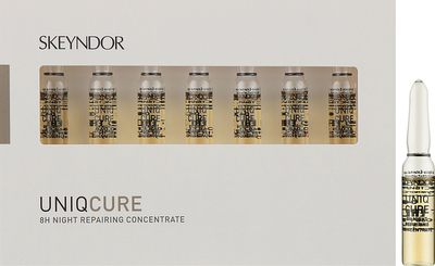 Zestaw Serum do twarzy Skeyndor Uniqcure 8h Night Repairing 7 x 2 ml (8436542367257)