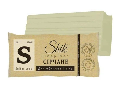 Мило туалетне SHIK 140г Сірчане