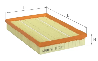 Фильтр воздушный Alpha Filter VW Caddy III ( 036129620D ) (AF1635)