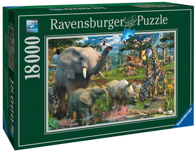 Пазл Ravensburger Водопій 18000 елементів (RSV-178230) (955555908879842) - Уцінка