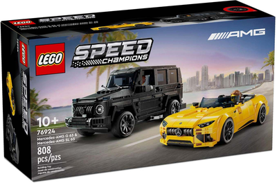 Конструктор LEGO Speed Champions Mercedes-AMG G 63 i Mercedes-AMG SL 63 808 деталей (76924) (955555911343356) - Уцінка