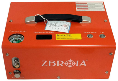 Компрессор ZBROIA Portair S PCP 300 Бар (12V / 110V / 220V) с автоотключением