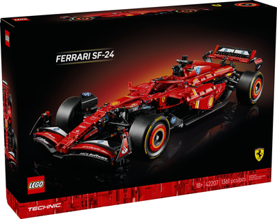 Конструктор LEGO Technic Болід F1 Ferrari SF-24 1361 елемент (42207) (955555911087987) - Уцінка