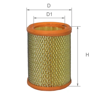 Фильтр воздушный Alpha Filter CITROEN AX, BX, Berlingo, PEUGEOT 106, 205, 306, 309, 405, Partner, 87-08, 1444 A7, 1444 ST, 1444 85, 95658 433, 95659 354 (AF0118)