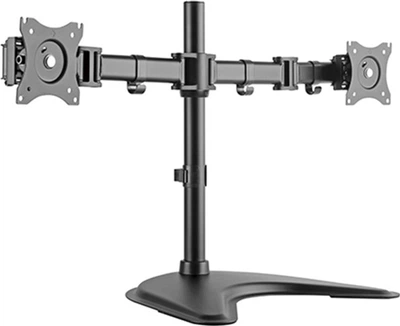 Uchwyt biurkowy HiSmart dla dwóch monitorów 13"-27" (HS083922)