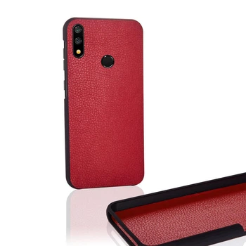 Чехол Бампер TP-Link Neffos X20 с накладкой Эко-кожа Красный