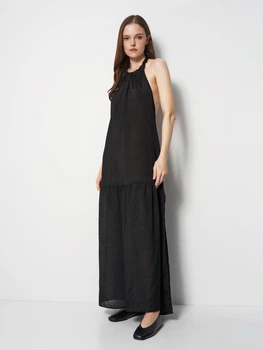 Сарафан женский H&M 0956896_платье XL Черный (KAY2000001630853)