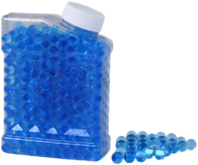Pojemnik LEAN Toys z gotowymi niebieskimi kulkami żelowymi do pistoletów 700 szt 17639 (5905991004882)
