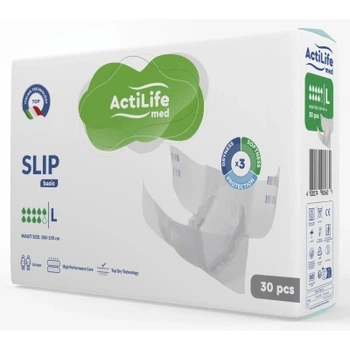 Подгузники для взрослых ActiLife Med Basic L, 30 шт (4820174981662)