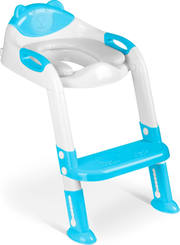 Накладка на сидіння туалету з драбинкою Ricokids Ведмедик 729200 Синя (5903890613822)