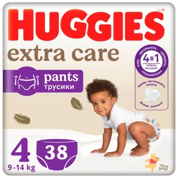 Подгузники Huggies Extra Care Pants 4 9-14 кг 38 шт (5029053549323)