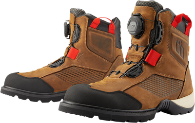Мотоботи ICON Stormhawk, 9.5, Коричневий (2773253)