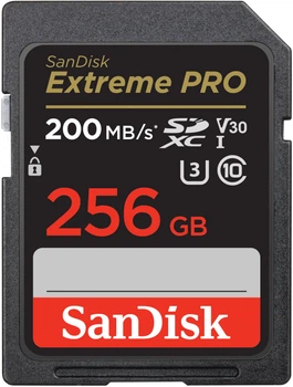 Карта памʼяті SANDISK Extreme Pro SDXC 256GB UHS-I U3 V30 (SDSDXXD-256G-GN4IN)