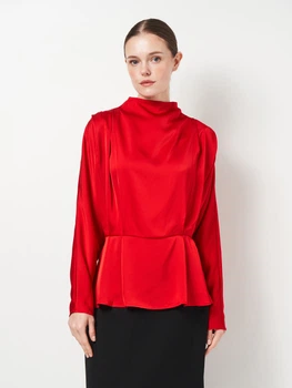 Блузка жіноча H&M 1090706 M Червона (KAY2000001635605)