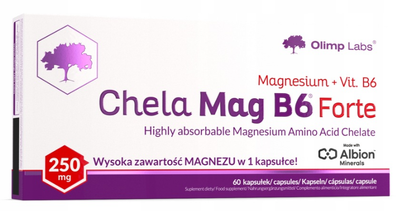 Магній хелат B6 Olimp Chela Mag B6 Forte 250мг 60 капс