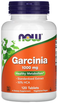 Гарциния Камбоджийская NOW Foods Garcinia 1000 мг 120 таб