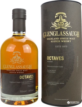 Виски Glenglassaugh Octaves Peated 0.7 л 44% в тубусе (5060399687232)