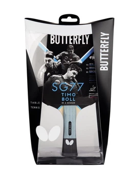 Ракетка для настільного тенісу BUTTERFLY Timo Boll SG77, чорно-червона