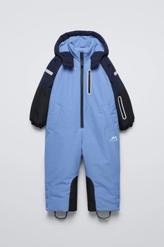 Детский демисезонный термо сплошной комбинезон Zara 5644/262 86 см Сине-голубой