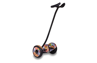 Гироскутер с ручкой для детей и взрослых Monorim M1Robot Ninebot mini 10,5" (Music Edition) - Hand Drive Hip-hop Miami (Хип-Хоп Оранжевый). 31167