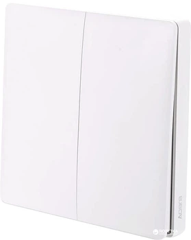 Розумний вимикач Xiaomi Aqara Smart Light Switch 2 кнопки Білий (WXKG02LM)