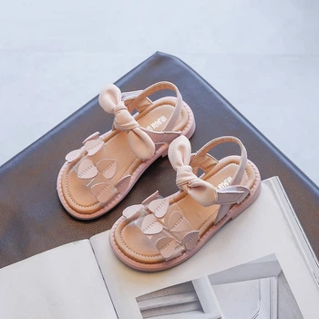 Босоніжки дитячі з сердечками Розовый 29 16687