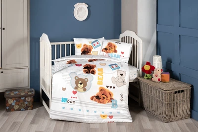 Постільна білизна для новонароджених First Choice Baby Digital Satin Bear