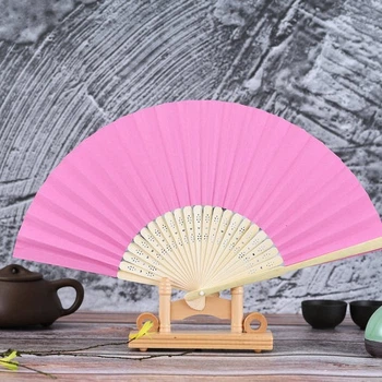 Бамбукове класичне віяло Hand Held Fan Rose