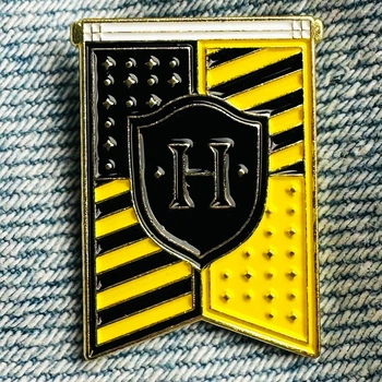 Значок пін Harry Potter (Hufflepuff Flag)