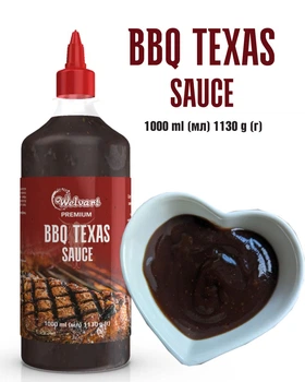 Соус в бутылке BBQ TEXAS Welvart, бутылка 1130г.