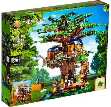 Конструктор Дом на дереве 1027 деталей Treehouse 33111