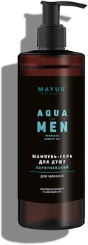 Парфюмированный шампунь-гель для душа 3 в 1 для мужчин "Aqua For Men" натуральный - Mayur 200ml (1301194-75713130-2)